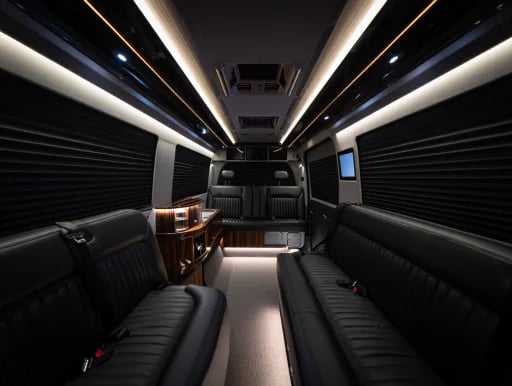 Mercedes Sprinter Limo interior